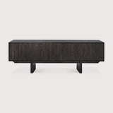 Mueble TV Mosaic de Ethnicraft · Teca y caoba Off black · 162x45x53h cm · vista de producto