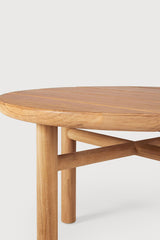 Mesa de centro de jardín Quatro Ethnicraft, Teca, detalle
