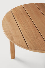 Mesa de centro de jardín Quatro Ethnicraft, Teca, detalle