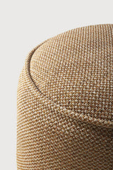 Puff de exterior Donut Ethnicraft, Cuadros Marsala, detalle