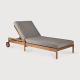 Tumbona de jardín ajustable Jack Ethnicraft, Teca / Mocha, vista del producto
