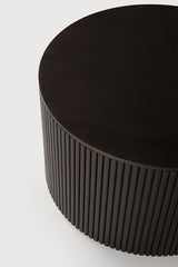 Mesa auxiliar Roller Max de Ethnicraft · Caoba marrón oscuro barnizada · detalle o ambiente