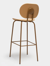Taburete Hari H75 Polipropileno - Ondarreta — H75, polipropileno Capuccino y estructura Mocha · 3