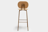 Taburete Hari H75 Polipropileno - Ondarreta — H75, polipropileno Capuccino y estructura Mocha · 4