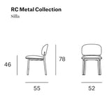 Silla RC Metal - Blasco&Vila · plano de medidas