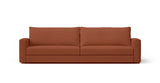 SOFÁ FRONT BASE A SUELO — simulación de color del tapizado Crevin Sublim 26. Color orientativo.