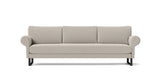 MAGNUS, BASE SUSPENDIDA U — simulación de color del tapizado Crevin Sublim 05. Color orientativo.