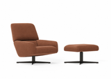 Pouf Ethos de Joquer — simulación de color del tapizado Crevin Sublim 26. Color orientativo.
