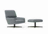 Pouf Ethos de Joquer — simulación de color del tapizado Crevin Sublim 40. Color orientativo.
