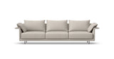 SOFÁ SENSO BASE SUSPENDIDA. BRAZO EN L. ASIENTO CON VARIOS COJINES — simulación de color del tapizado Crevin Sublim 05. Color orientativo.