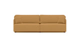 SOFÁ SERENE 108, BRAZO BAJO, BASE A SUELO — simulación de color del tapizado Crevin Sublim 16. Color orientativo.
