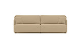 SOFÁ SERENE 108, BRAZO BAJO, BASE A SUELO — simulación de color del tapizado Crevin Sublim 19. Color orientativo.