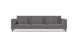 SOFÁ SILENCE, PATAS SIMPLES — simulación de color del tapizado Crevin Sublim 52. Color orientativo.
