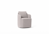 Silla Serene base a suelo plana de Joquer. Simulación orientativa del color Crevin Sublim 07 a partir de fotografía de referencia.
