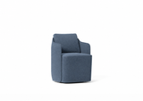 Silla Serene base a suelo plana de Joquer. Simulación orientativa del color Crevin Sublim 43 a partir de fotografía de referencia.