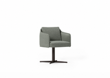 Silla Serene base suspendida en cruz de Joquer. Simulación orientativa del color Crevin Sublim 34 a partir de fotografía de referencia.