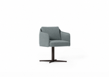 Silla Serene base suspendida en cruz de Joquer. Simulación orientativa del color Crevin Sublim 40 a partir de fotografía de referencia.