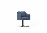 Silla Serene base suspendida en cruz de Joquer. Simulación orientativa del color Crevin Sublim 43 a partir de fotografía de referencia.