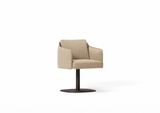 Silla Serene base suspendida plana de Joquer. Simulación orientativa del color Crevin Sublim 19 a partir de fotografía de referencia.