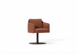 Silla Serene base suspendida plana de Joquer. Simulación orientativa del color Crevin Sublim 26 a partir de fotografía de referencia.