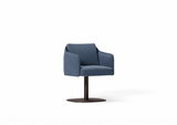 Silla Serene base suspendida plana de Joquer. Simulación orientativa del color Crevin Sublim 43 a partir de fotografía de referencia.