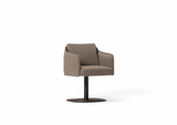 Silla Serene base suspendida plana de Joquer. Simulación orientativa del color Crevin Sublim 75 a partir de fotografía de referencia.