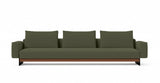 SOFÁ SLEDD — simulación de color del tapizado Crevin Sublim 32. Color orientativo.