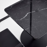 Mesa de comedor Núcleo | PUNT - PUNT - sobre de mármol Marquina