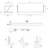 Estante pared Tria Mobles 114