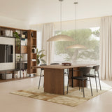 Silla Pecan con asiento tapizado - PUNT · vista 3