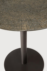 Mesa de comedor Blend de Ethnicraft · Minerals Ray Whisky · Ø70x76h cm · detalle 1