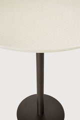 Mesa de bar Blend de Ethnicraft · Microcemento Off White · Ø70x108h cm · detalle 1