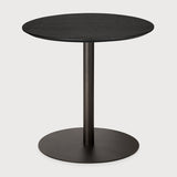 Mesa lounge Blend de Ethnicraft · Roble Black · Ø90x69h cm · vista de producto
