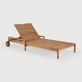 Tumbona de jardín ajustable Jack Ethnicraft, Teca / Sin Cojín, vista del producto