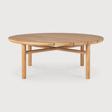 Mesa de centro de jardín Quatro Ethnicraft, Teca, vista lateral
