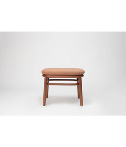 Taburete Ottoman Lana Madera + Harris Tweed