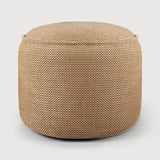 Puff de exterior Donut Ethnicraft, Cuadros Marsala, vista del producto
