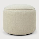 Puff de exterior Donut Ethnicraft, Cuadros Natural, vista del producto