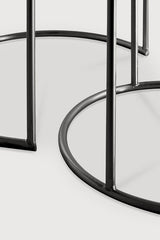 Mesa de centro nido Nesting de Ethnicraft · Espejo Bronze copper · detalle o ambiente