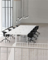 Mesa Dry Doble H75 - Ondarreta — fotografía de ambiente de la colección Dry · Ondarreta