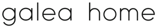 Logotipo Galea Home negro minimalista