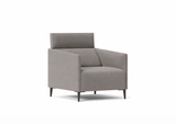 Butaca Grey - Joquer — GREY, PATAS METAL. Simulación de color Crevin Sublim 54; color orientativo.