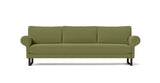 MAGNUS, BASE SUSPENDIDA U — simulación de color del tapizado Crevin Sublim 30. Color orientativo.