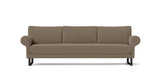 MAGNUS, BASE SUSPENDIDA U — simulación de color del tapizado Crevin Sublim 75. Color orientativo.
