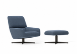 Pouf Ethos de Joquer — simulación de color del tapizado Crevin Sublim 43. Color orientativo.