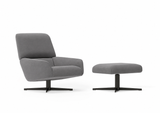 Pouf Ethos de Joquer — simulación de color del tapizado Crevin Sublim 52. Color orientativo.