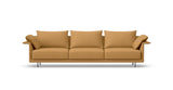 SOFÁ SENSO BASE SUSPENDIDA. BRAZO EN L. ASIENTO CON VARIOS COJINES — simulación de color del tapizado Crevin Sublim 16. Color orientativo.
