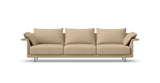 SOFÁ SENSO BASE SUSPENDIDA. BRAZO EN L. ASIENTO CON VARIOS COJINES — simulación de color del tapizado Crevin Sublim 19. Color orientativo.