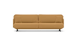 SOFÁ SERENE 108, BRAZO BAJO, BASE SUSPENDIDA — simulación de color del tapizado Crevin Sublim 16. Color orientativo.