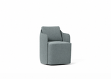 Silla Serene base a suelo plana de Joquer. Simulación orientativa del color Crevin Sublim 40 a partir de fotografía de referencia.